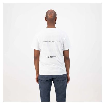 T-Shirt De Sport Manches Courtes Rogelli Pocket T-Shirt - Homme - Blanc