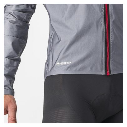 Castelli Tempesta Lite Grey Long Sleeve Jacket