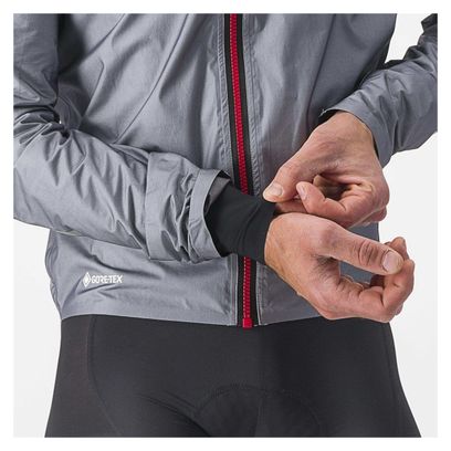 Castelli Tempesta Lite Grey Long Sleeve Jacket