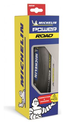 Pneu Route Michelin Power Road 700 mm Tubetype Souple Aramid Protek+ X-Race Compound Noir