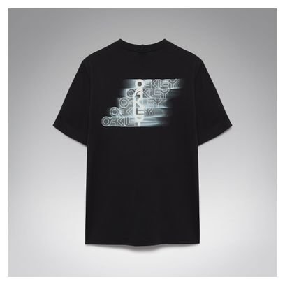 Oakley Stacked Flow T-Shirt für Herren, schwarz
