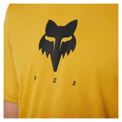 Fox Ranger TruDri Daff Short Sleeve Jersey Yellow