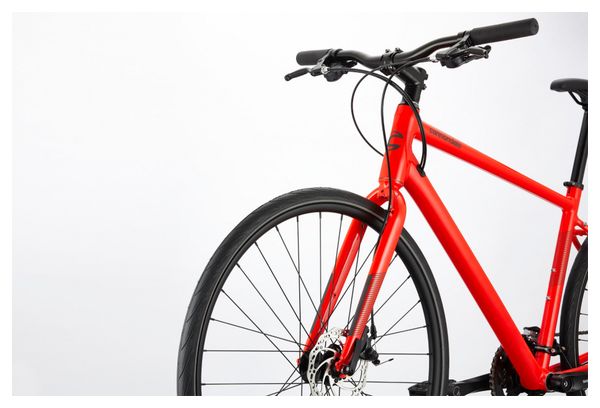 Cannondale Quick 5 Fitness Bike Shimano Tourney 7S 700 mm Acid Red