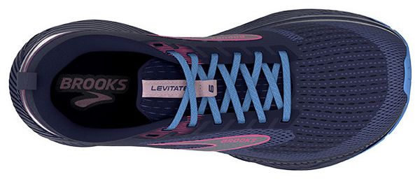 Brooks Levitate 6 Blue Pink Women's Running Shoes