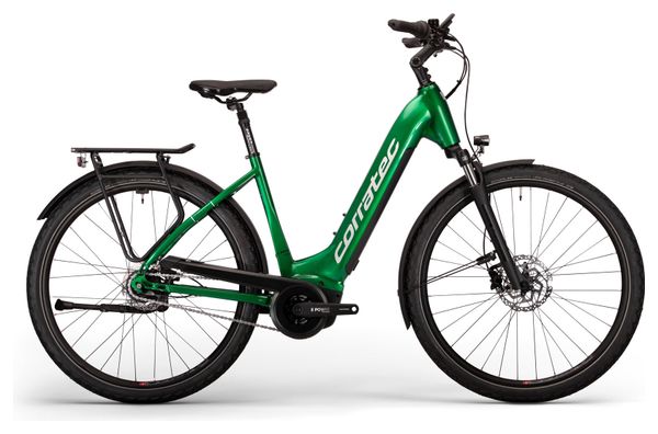 Corratec E-Power Trekking 28 P6 8S Wave Bicicletta ibrida elettrica Shimano Nexus 8S 625 Wh 700 mm Verde 2023