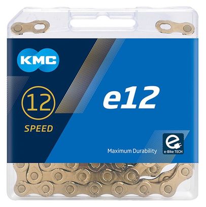 KMC E12 Ti-N-Gold MissingLink 12V Gold E-Bike Chain