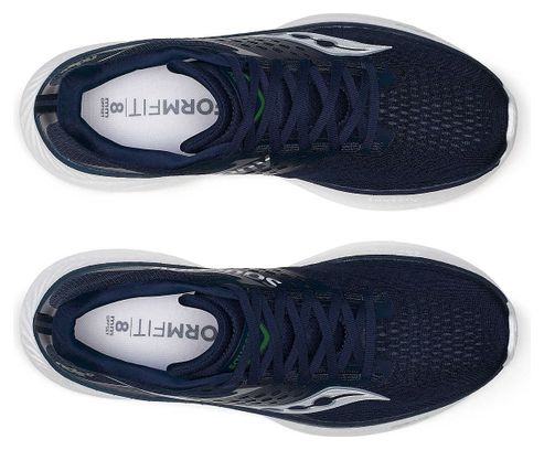 Chaussures Running Saucony Ride 17 Bleu/Blanc Homme