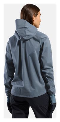 Odlo Essential 2.5L Waterproof Hardshell Jacket, Gray, Women's