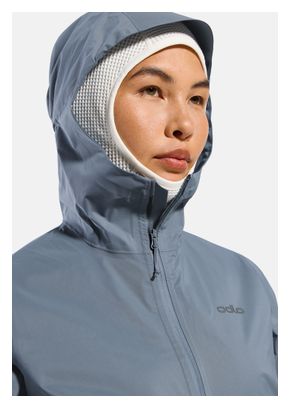 Odlo Essential 2.5L Waterproof Hardshell Jacket, Gray, Women's