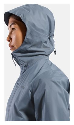 Odlo Essential 2.5L Waterproof Hardshell Jacket, Gray, Women's