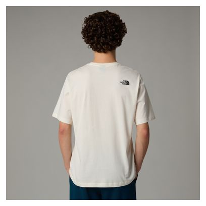 T-Shirt Manches Courtes The North Face Varsity Graphic Blanc