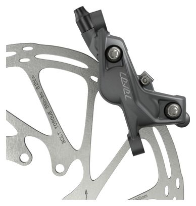 Freno posteriore Sram Level Bronze Stealth a 4 pistoni, grigio (senza disco)