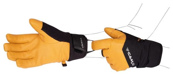 Guantes de Invierno Camp G Crest Negro/Amarillo