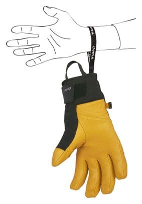 Guanti invernali Camp G Crest Nero/Giallo