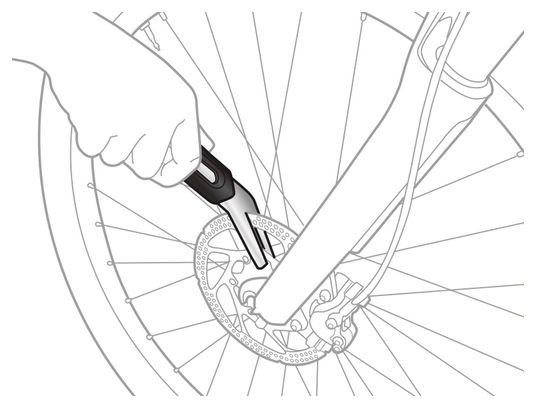 Topeak Rotor Tru Rotor Truing Fork