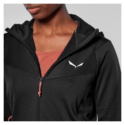 Salewa Puez Altavia Giacca in pile Polarlite Donna Nero
