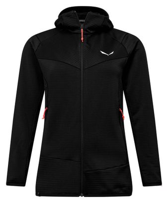 Salewa Puez Altavia Giacca in pile Polarlite Donna Nero