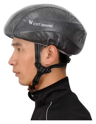 Housse de casque de vélo ultralégère réfléchissante - WEST BIKING