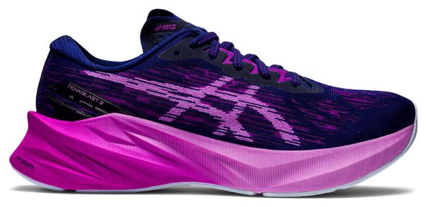 Asics Novablast 3 Azul Púrpura Zapatillas de Running para Mujer