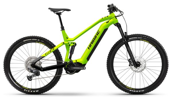 VTT Électrique Tout-Suspendu Haibike AllMtn 3 Shimano Deore 12V 720 Wh 29''/27.5'' Vert Citron 2023