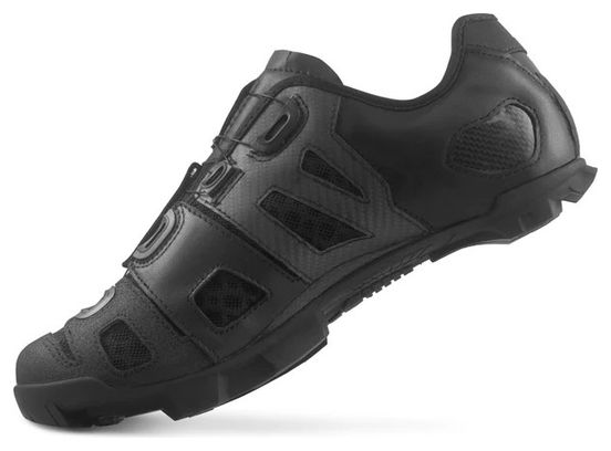 Lake MX242 Wide Shoes Black/Silver 42.1/2