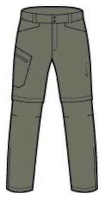 Pantalon de randonnée zippé Loeffler m Pantalon de randonnée zippé CSL-vert olive