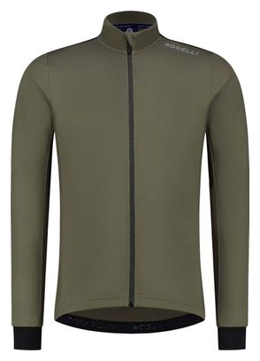 Maillot Manches Longues Velo Rogelli Core - Homme - Vert