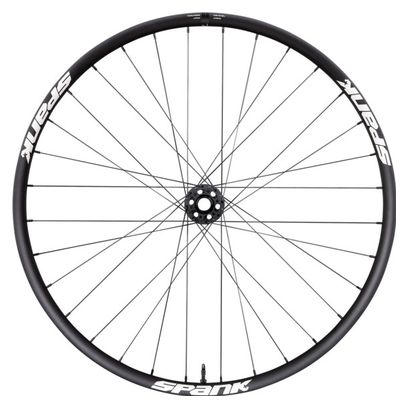 Pair of Wheels Spank Spike Race 33 Tubeless Ready 32 Holes 27.5 &#39;&#39; Black // Rear 142x12mm with Adapter 135x12mm / Front 20x110mm with Adapter 15x100