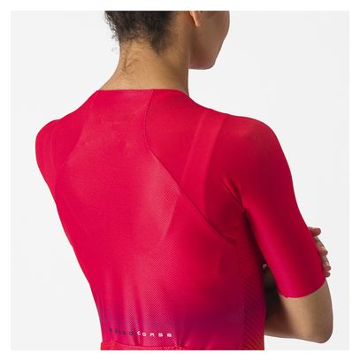 Maglia a maniche corte Castelli Climber's 4.0 Donna Rosa/Arancio