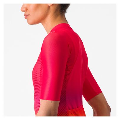 Maglia a maniche corte Castelli Climber's 4.0 Donna Rosa/Arancio