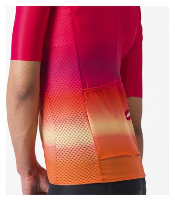 Maglia a maniche corte Castelli Climber's 4.0 Donna Rosa/Arancio