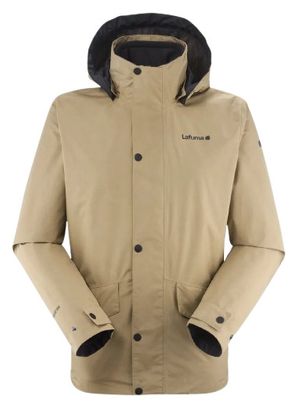 Veste Lafuma Imperméable Jaipur Gore tex Fleece Homme Beige