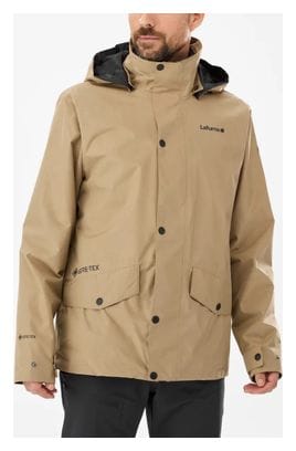 Veste Lafuma Imperméable Jaipur Gore tex Fleece Homme Beige