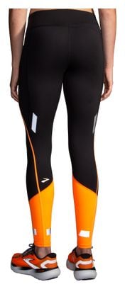 Brooks Run Visible 2.0 Black/Orange Women's Long Tights