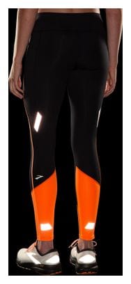 Brooks Run Visible 2.0 Black/Orange Women's Long Tights