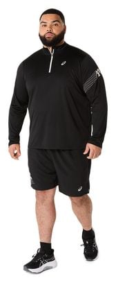 Asics Icon 1/2 Zip Top Black Men's