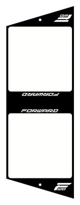 Forward Number Plate XL Black 