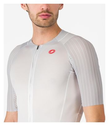 Combinaison Trifonction Castelli Free Sanremo 3 Topspeed 3 Homme MC Blanc Noir