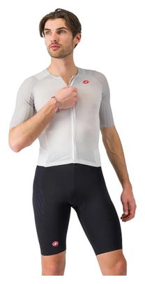 Combinaison Trifonction Castelli Free Sanremo 3 Topspeed 3 Homme MC Blanc Noir