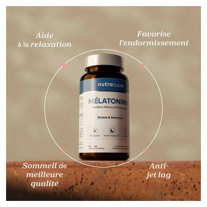 Mélatonine + : Cure 3 Mois - Nutraclear - Sommeil