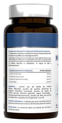 Mélatonine + : Cure 3 Mois - Nutraclear - Sommeil