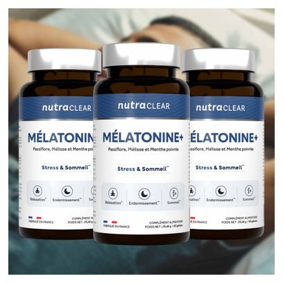 Mélatonine + : Cure 3 Mois - Nutraclear - Sommeil