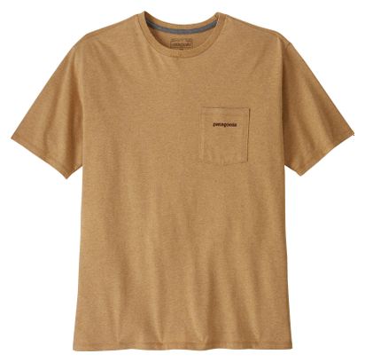 Maglietta Patagonia Boardshort Pocket Responsibili-Tee Giallo Uomo