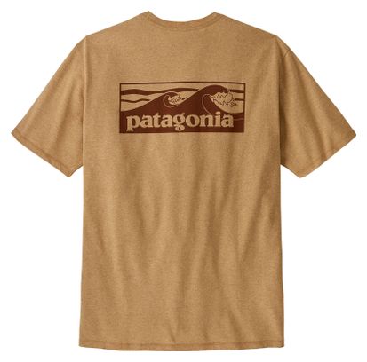 Maglietta Patagonia Boardshort Pocket Responsibili-Tee Giallo Uomo