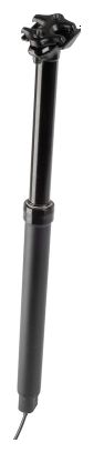 M Wave Levitate In LT Telescopische Zadelpen Interne Passage Zwart (Met Controle)
