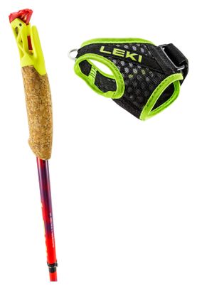 Bâtons Trail Running Pliables Leki Ultratrail FX.One SL Rouge/Violet