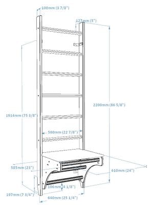 Espalier BenchK 112 avec BenchTop BT204