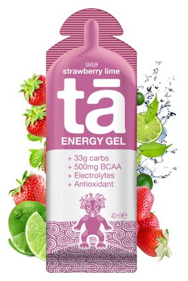 Tā Energy Gel Aardbei/Lime Gels 40ml