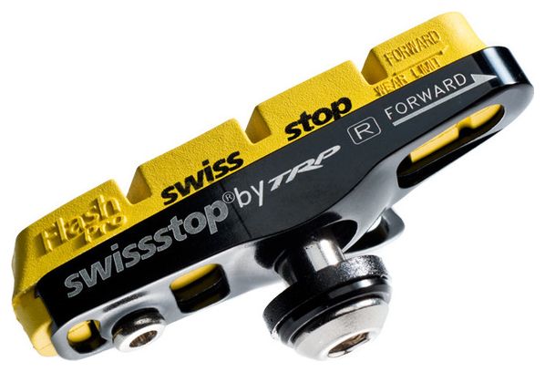 SwissStop Full FlashPro Pastiglie dei freni gialle per re giallo x2 Ruote in carbonio per Shimano / Sram