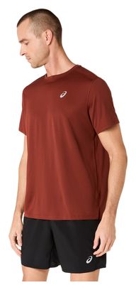 T-Shirt Running Asics Core Rouge Homme
